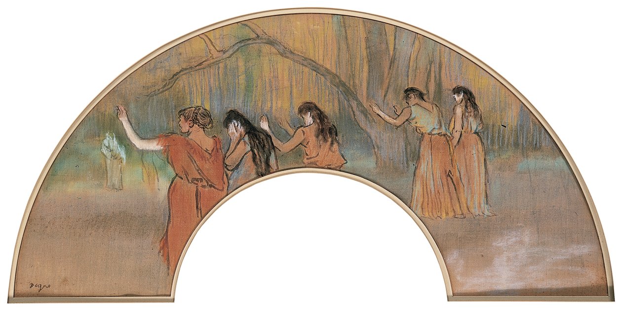 Personagens da ópera, c.1880 de Edgar Degas