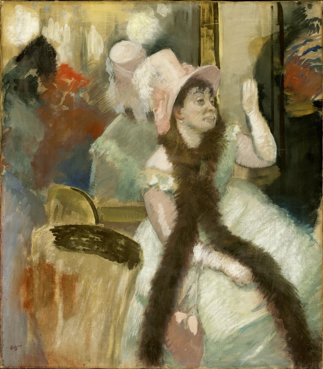 Retrato depois de uma bola de fantasia de Edgar Degas