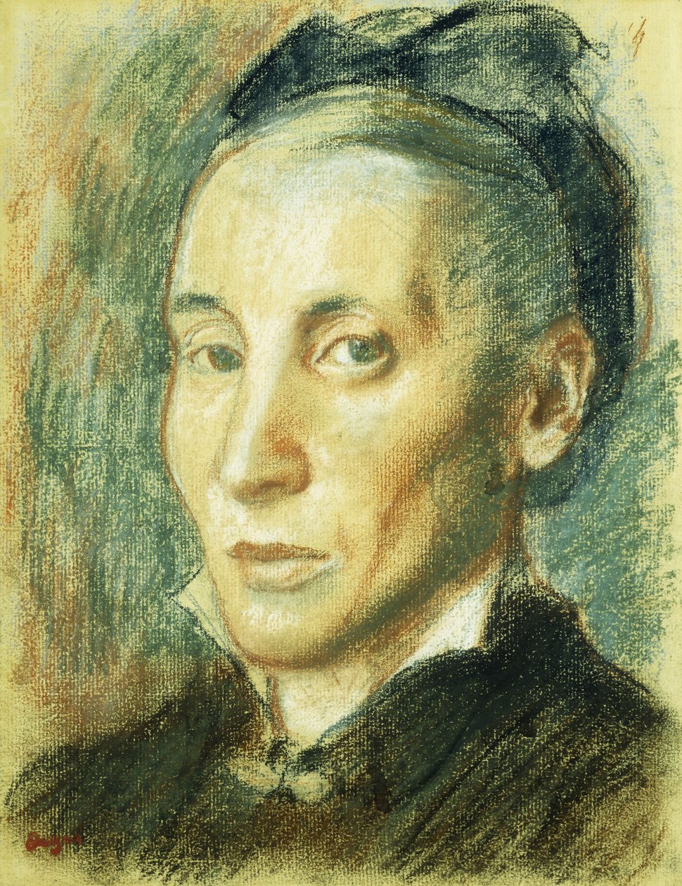 Retrato de uma mulher, 1881-85 de Edgar Degas