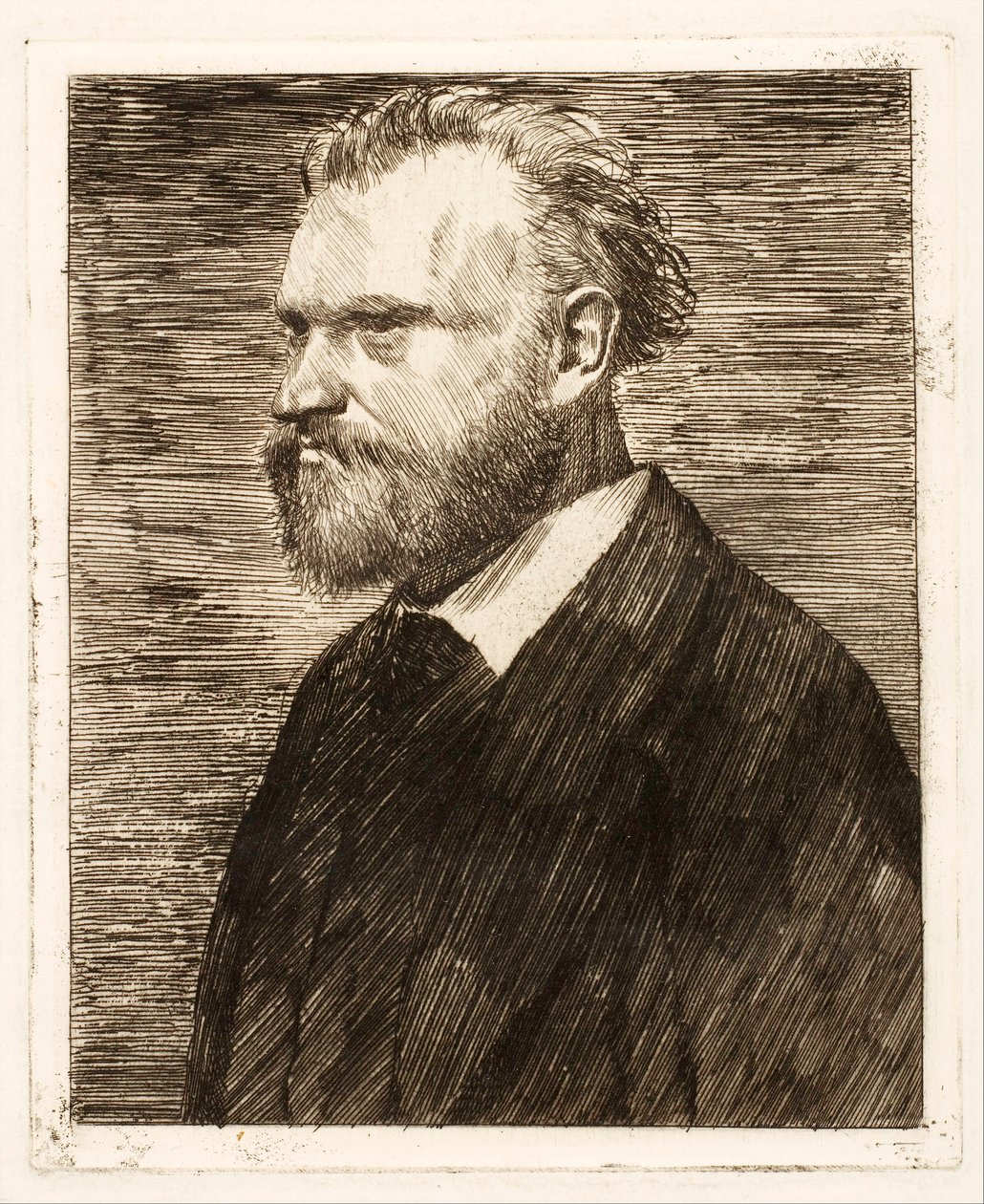 Retrato de Edouard Manet, pub. 1864 de Edgar Degas