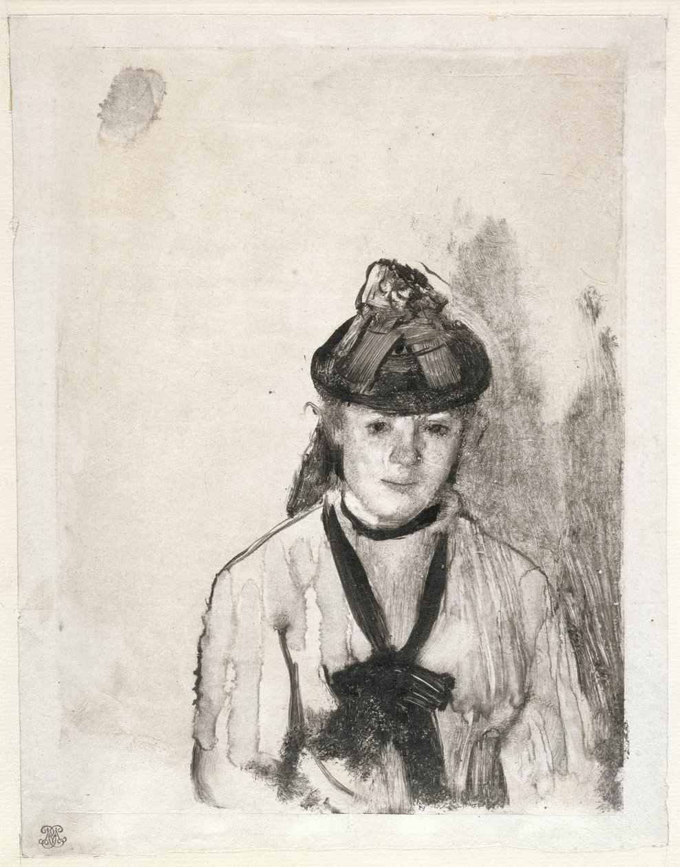 Retrato de Ellen Andrée, c.1876 de Edgar Degas
