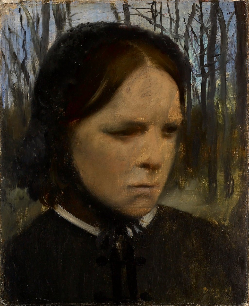 Retrato de Estelle Balfour de Edgar Degas