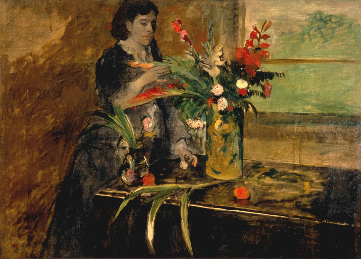 Retrato de Estelle Musson Degas, 1872 de Edgar Degas