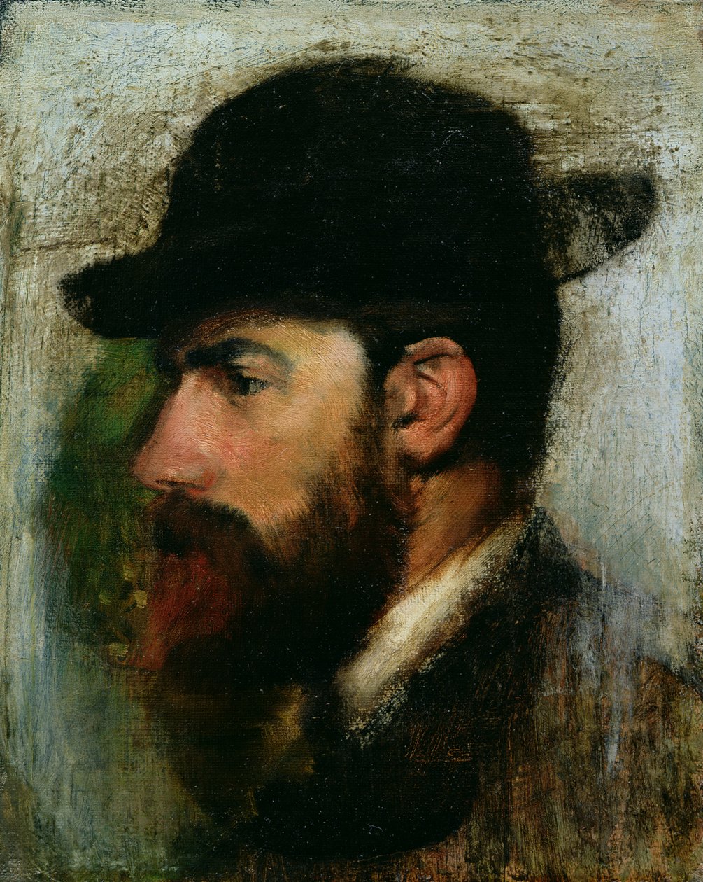 Retrato de Henri Rouart (1833-1912) 1871 de Edgar Degas