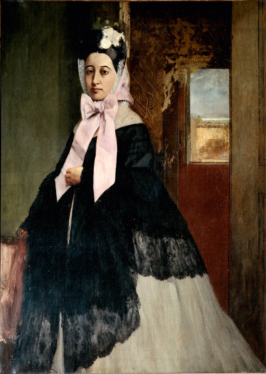 Retrato de Therese De Gas (Degas), ca. 1863 (óleo sobre tela) de Edgar Degas