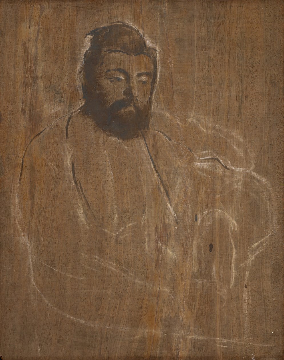 Retrato de um homem de Edgar Degas