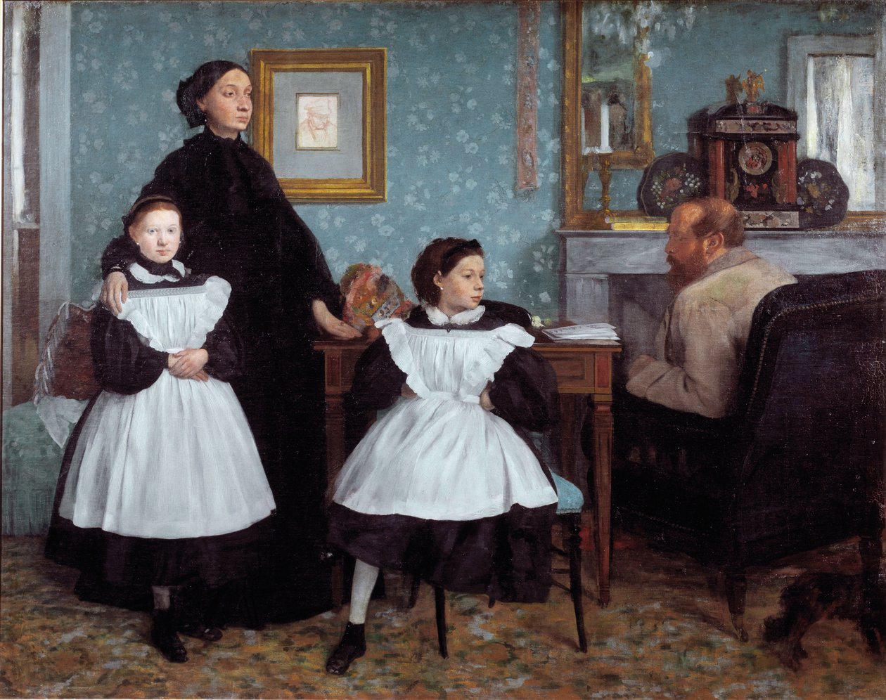 Retrato da Família Bellelli (óleo sobre tela de Edgar Degas