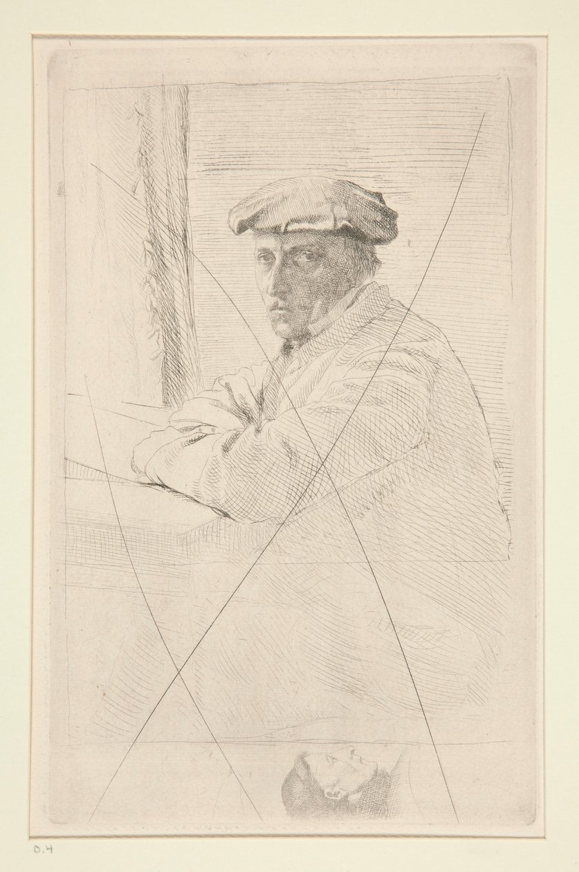Retrato do Engraver Joseph Tourny de Edgar Degas