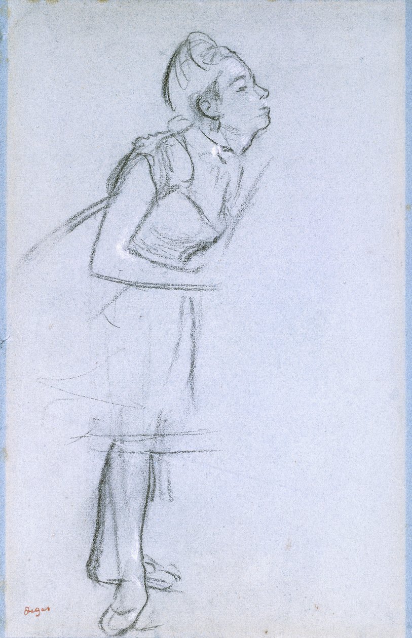 Perfil de um dançarino, de Edgar Degas