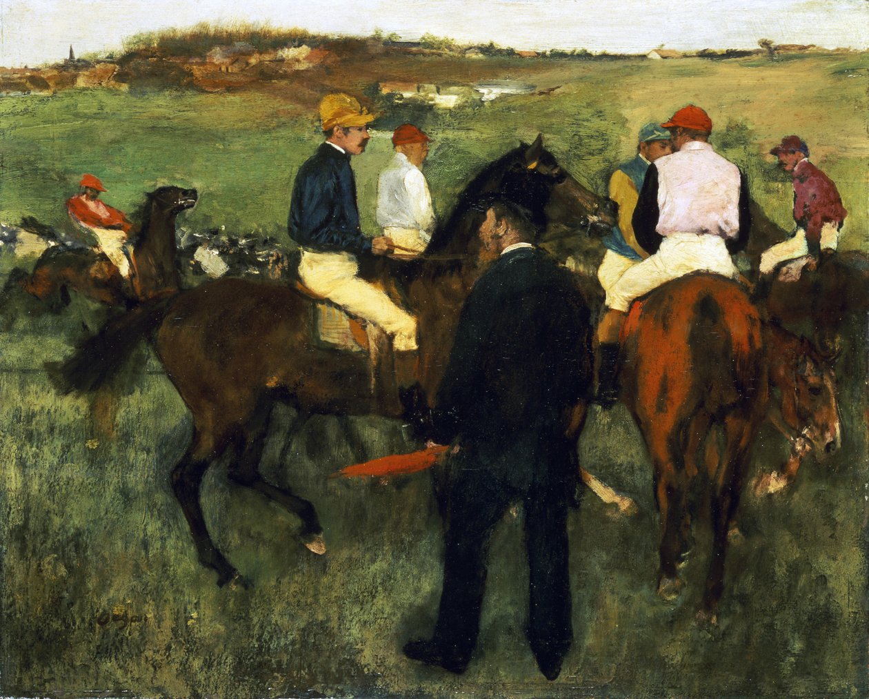 Cavalos de corrida de Edgar Degas