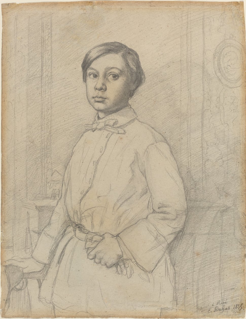 René de Gás [reto], 1855. de Edgar Degas