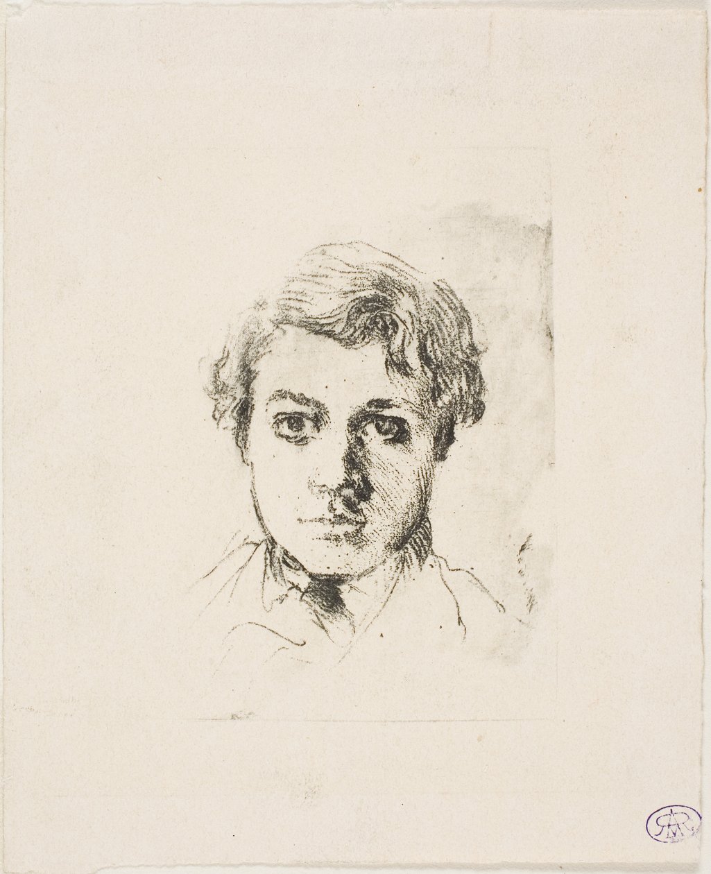 René De Gas, o irmão do artista de Edgar Degas
