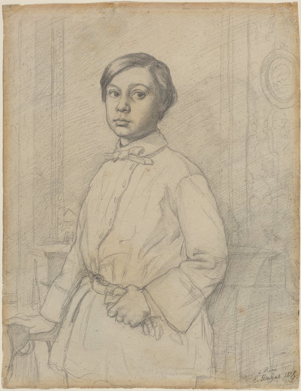 René de Gas [frente] de Edgar Degas
