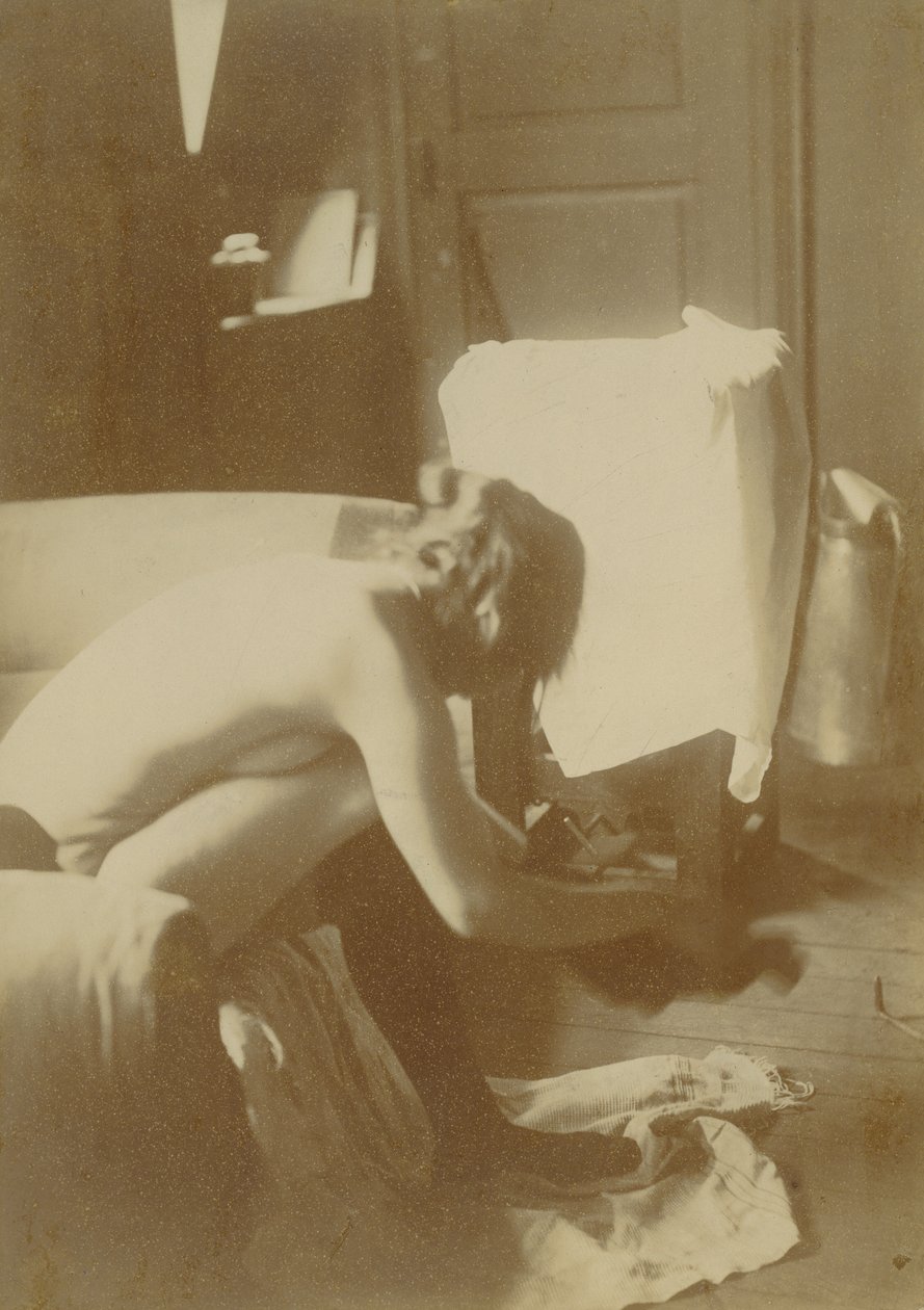 [Nu sentado]. de Edgar Degas