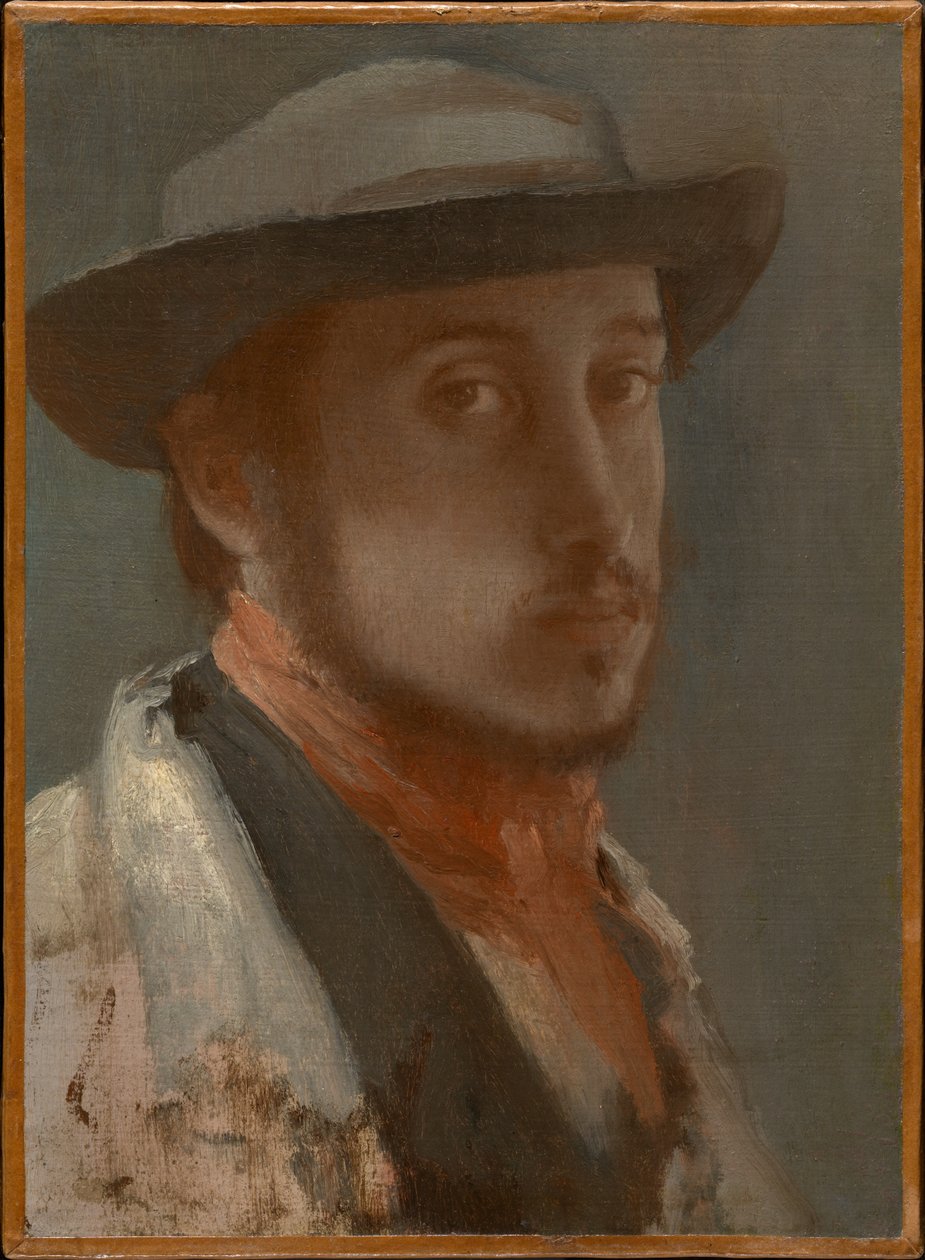 Autorretrato de Edgar Degas