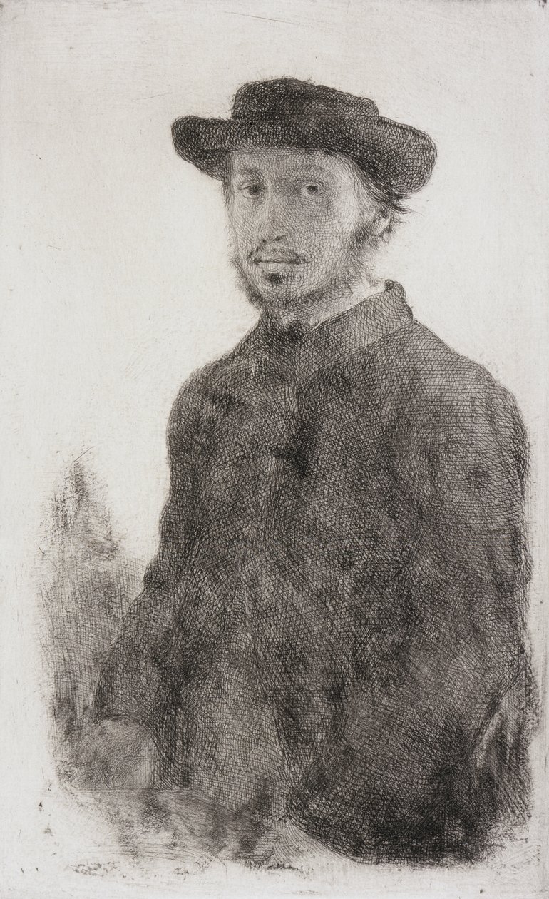 Autorretrato de Edgar Degas