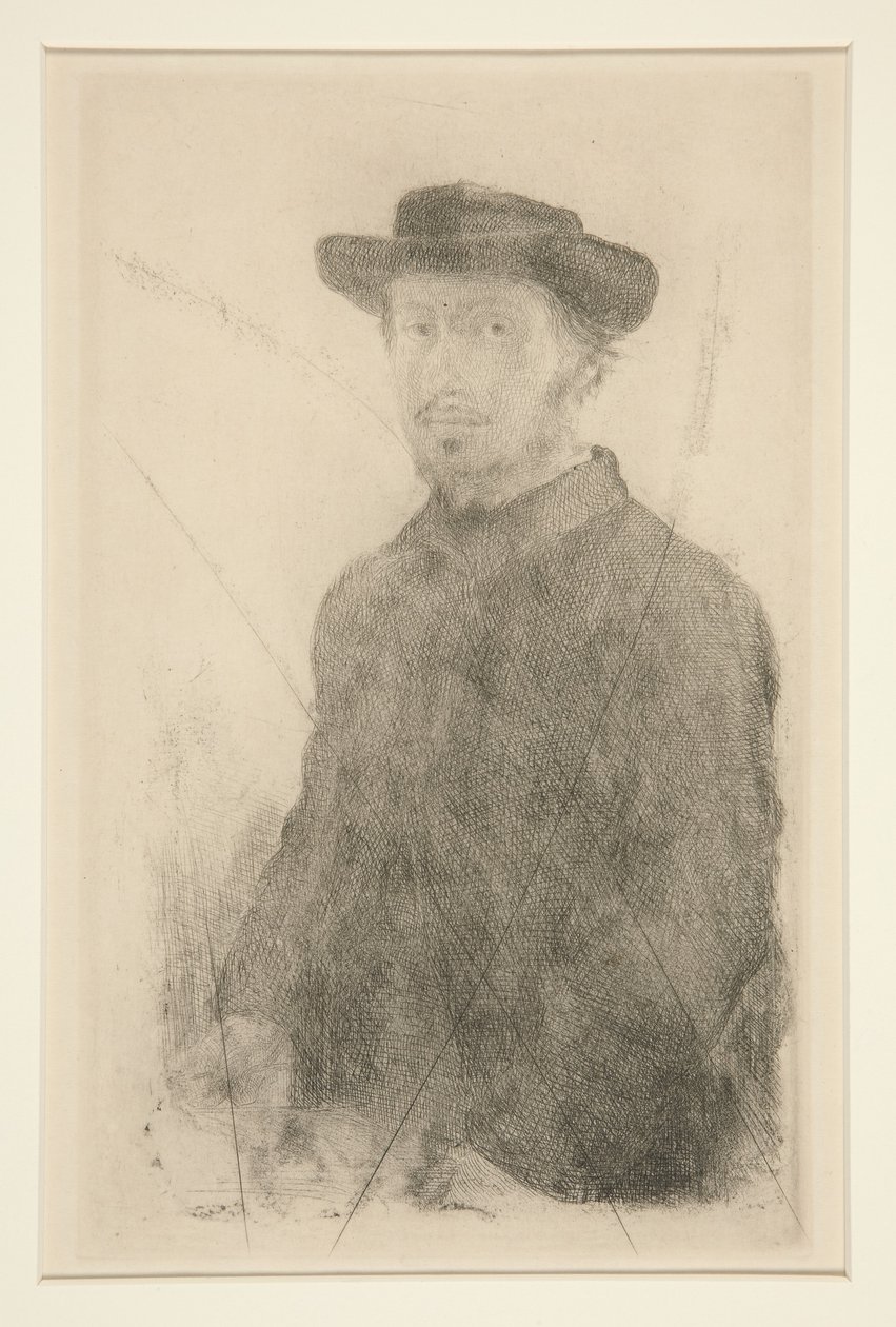 Auto-Retrato, 1857 de Edgar Degas