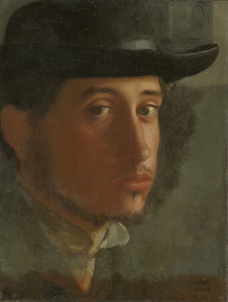 Auto-retrato, 1857 de Edgar Degas