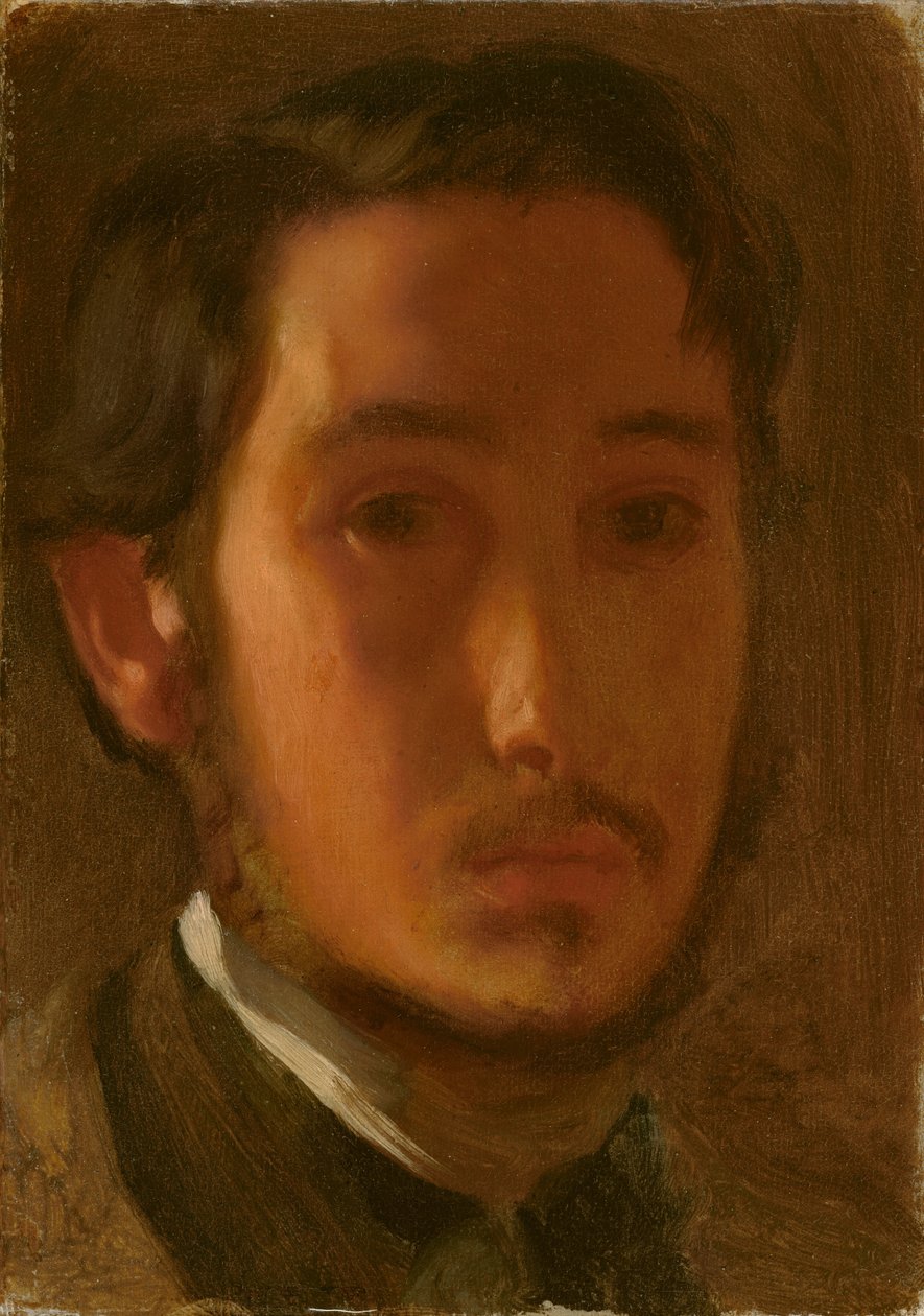 Autorretrato com colarinho branco de Edgar Degas