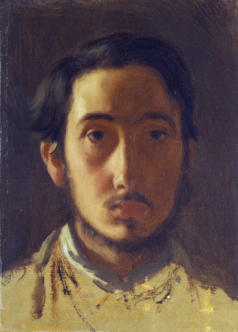 Auto-retrato, c.1857 de Edgar Degas