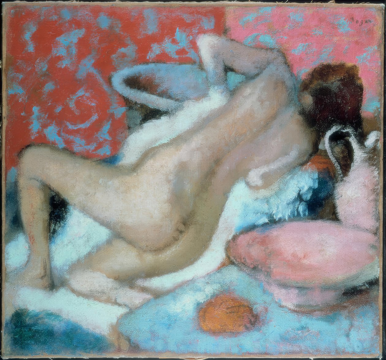 Mulher a secar-se de Edgar Degas