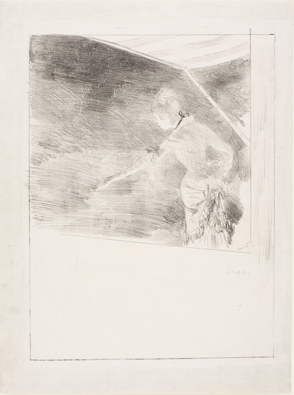 Cantor num Café-Concerto de Edgar Degas