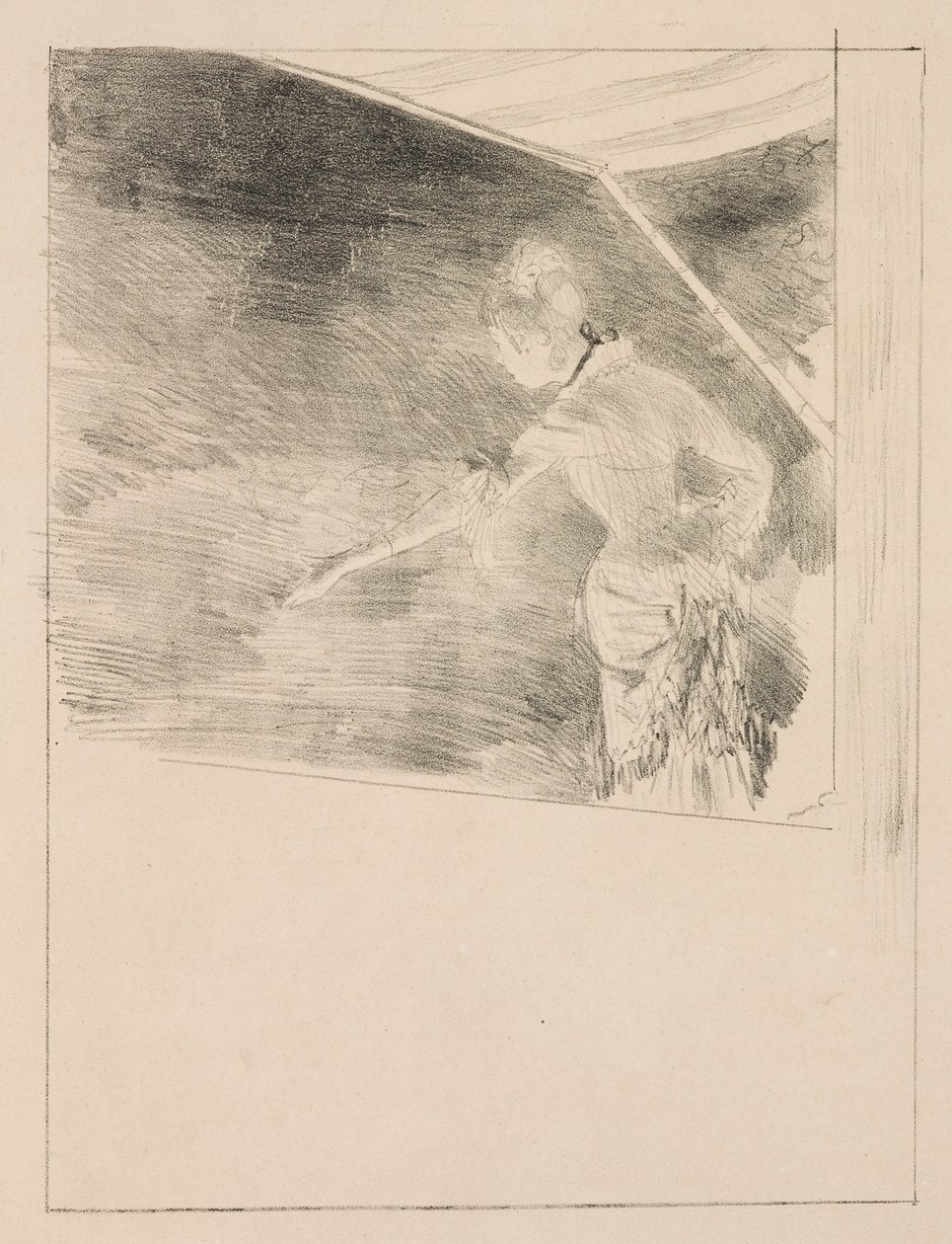 Cantor no Café-Concerto de Edgar Degas