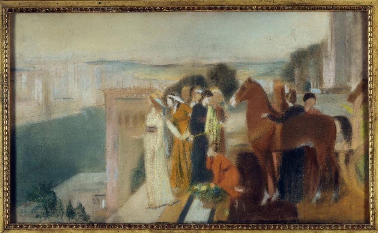 Semiramis construindo Babilônia de Edgar Degas