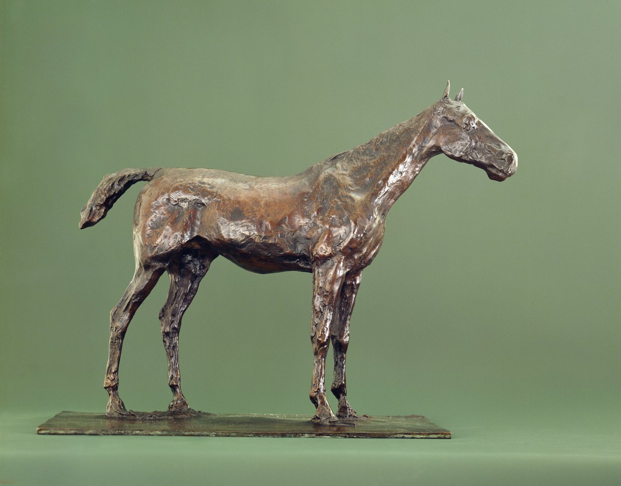 Cavalo parado (bronze) de Edgar Degas
