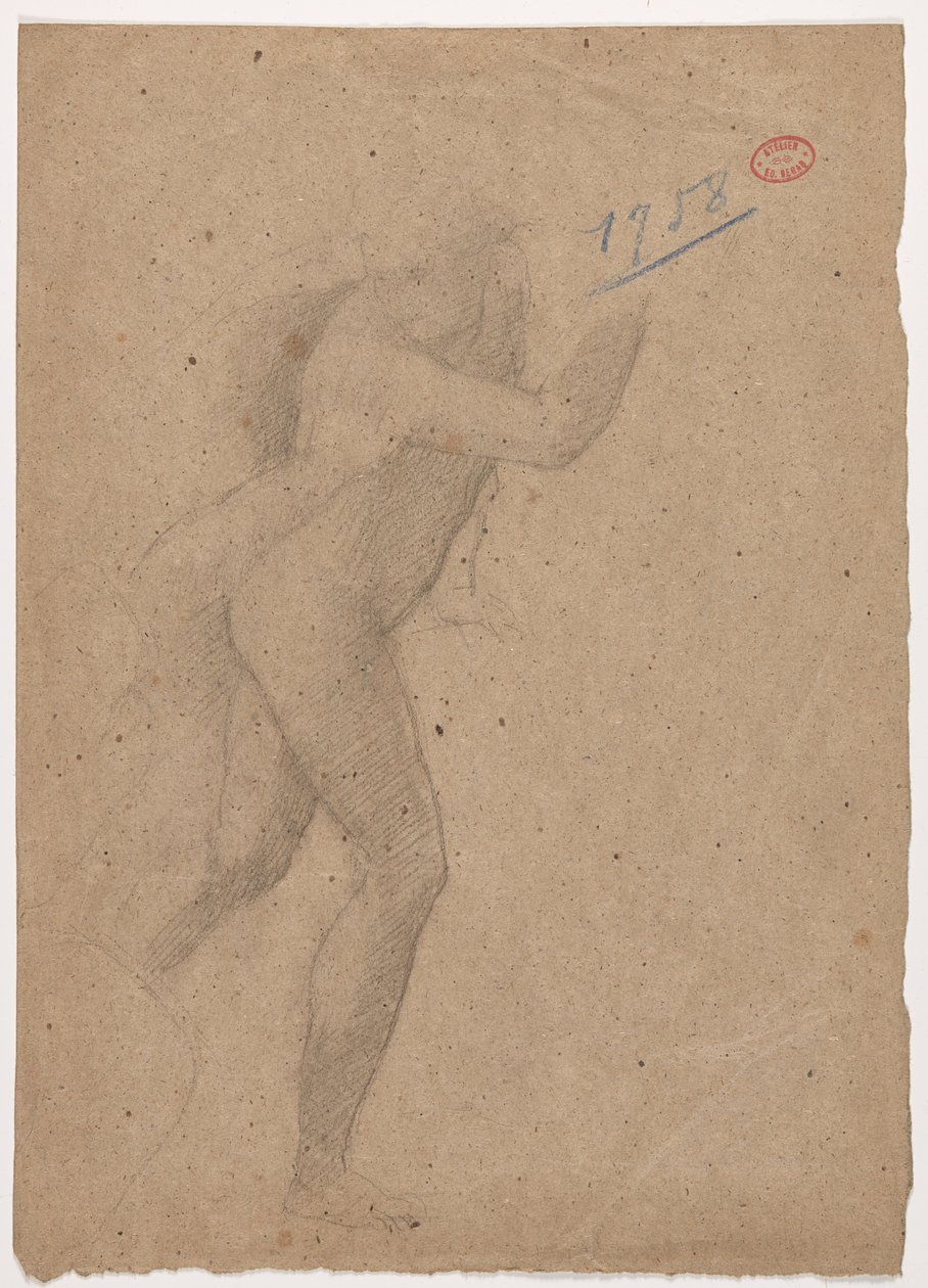 Estudo após uma gravura de Marcantonio Raimondi após Raphael, 