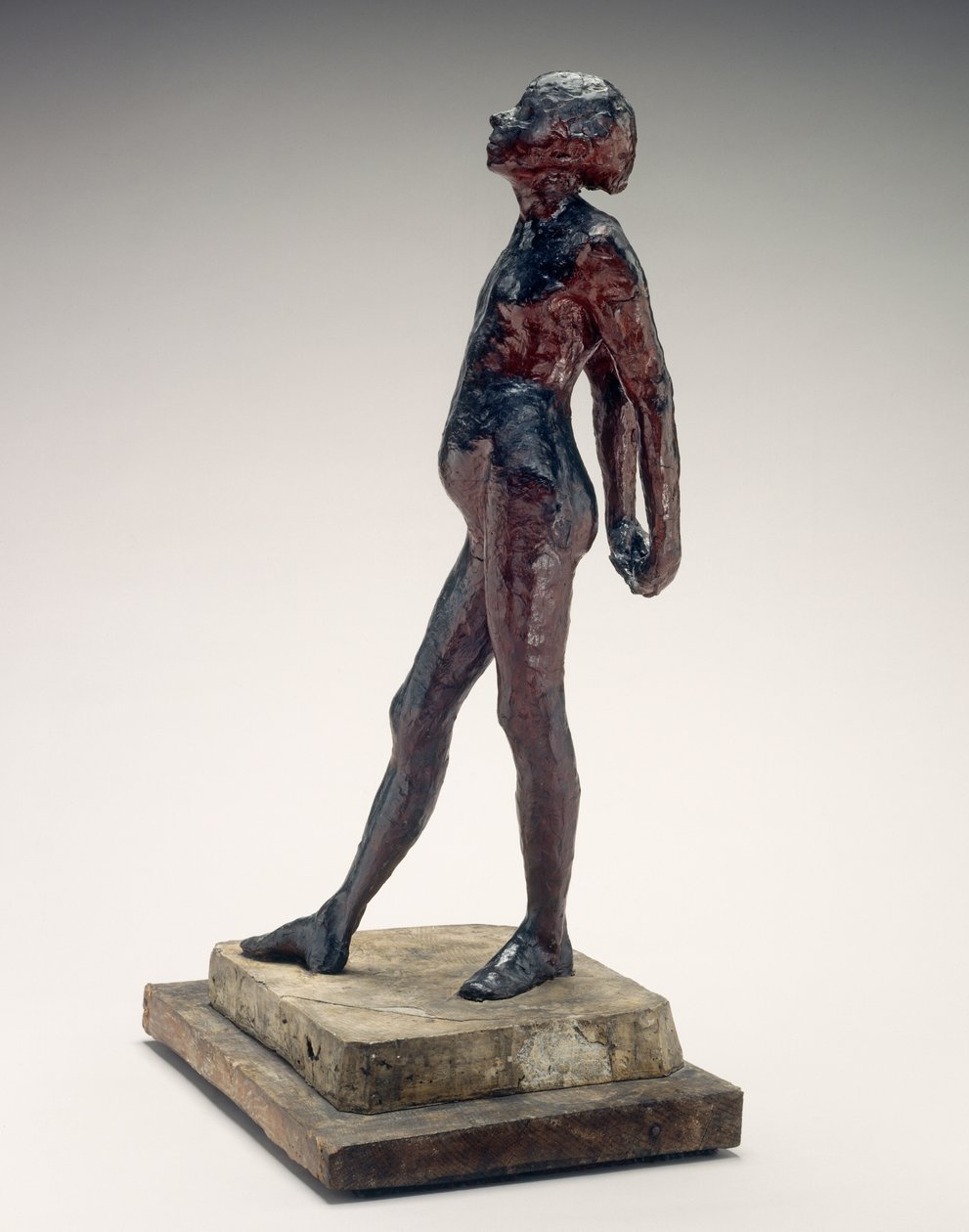 Estudo no Nu de Pequena Bailarina de Quatorze Anos de Nude Pequena Bailarina, c. 1878-1881. de Edgar Degas