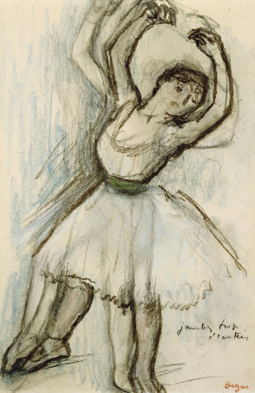 Estudo de um dançarino de Edgar Degas