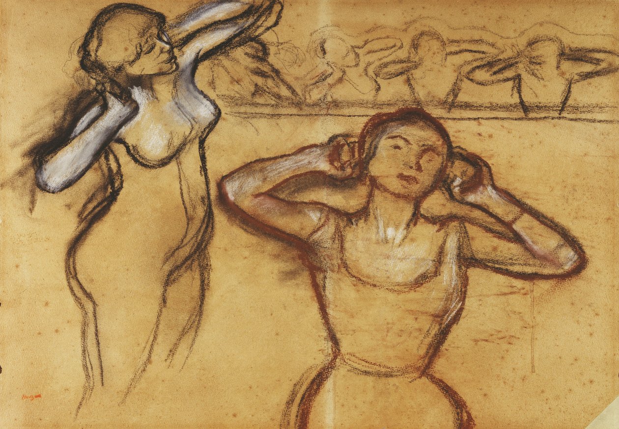 Estudo de um dançarino; Estudo do dançarino, de Edgar Degas