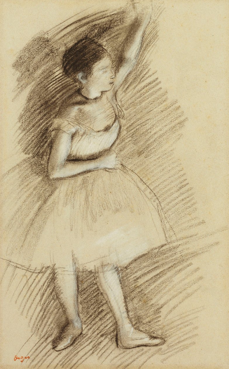 Estudo de um dançarino; Estudo de Dançarino de Edgar Degas