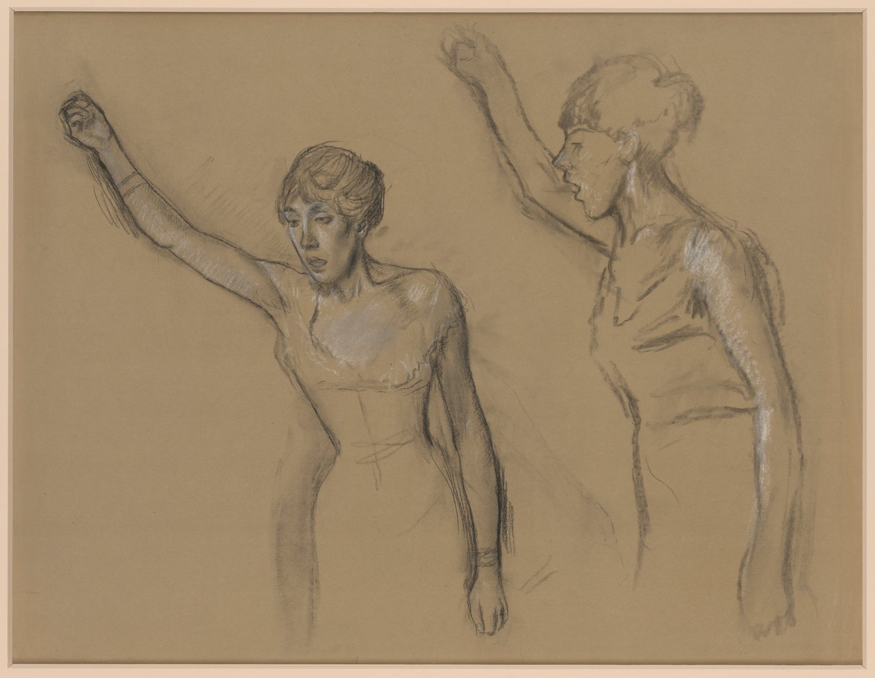 Estudo de um cantor de Edgar Degas