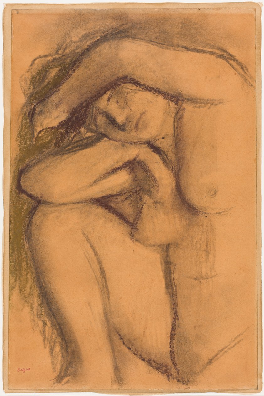 Estudo de nu de Edgar Degas