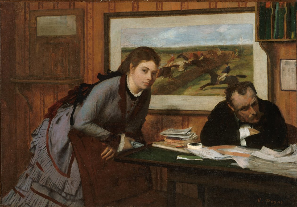 Amuado, c.1870 de Edgar Degas
