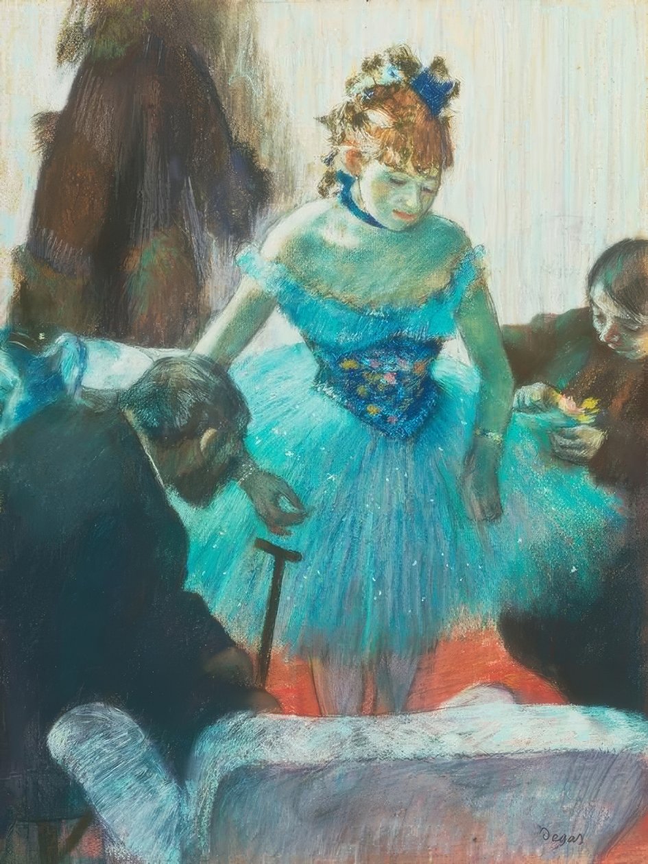 Dançarina no guarda-roupa de Edgar Degas