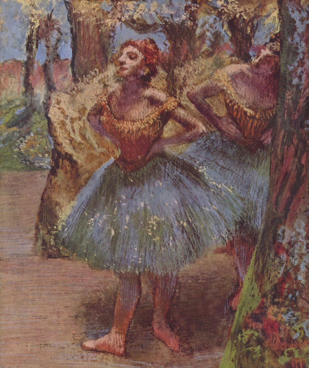 Dançarinos de Edgar Degas