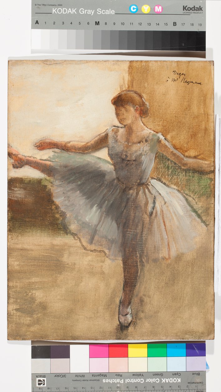 A bailarina, c.1876 (óleo sobre tela) de Edgar Degas