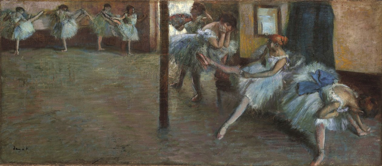 O ensaio de balé, c.1891 de Edgar Degas