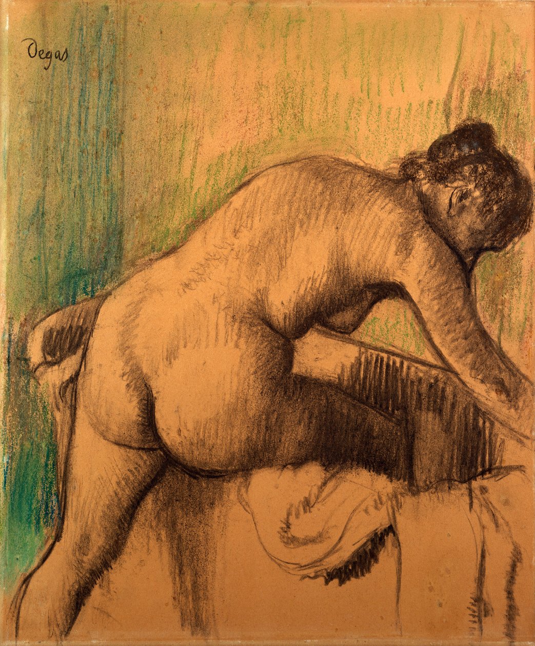 O banho, 1883 de Edgar Degas