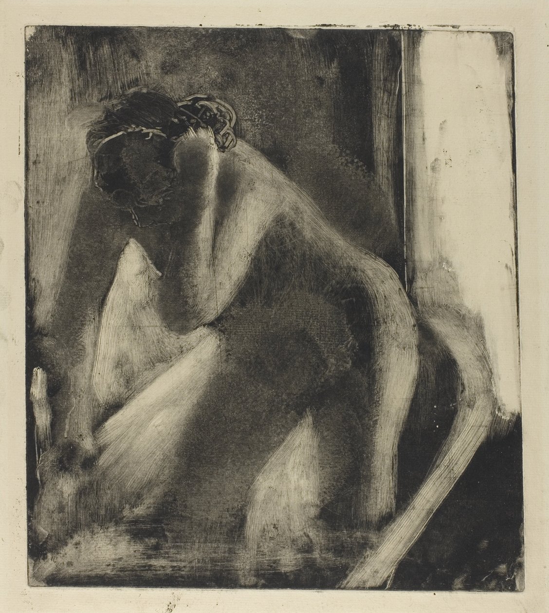 O banho, c.1882 de Edgar Degas