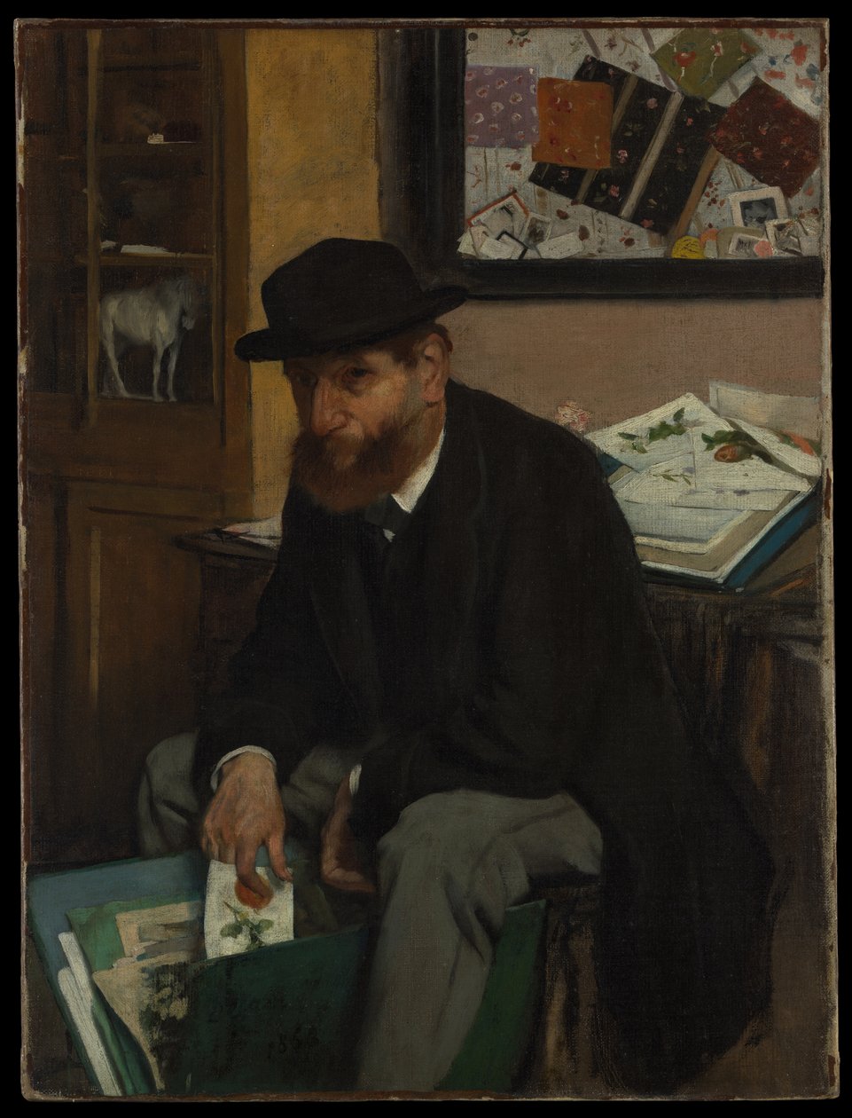 O Colecionador de Gravuras de Edgar Degas