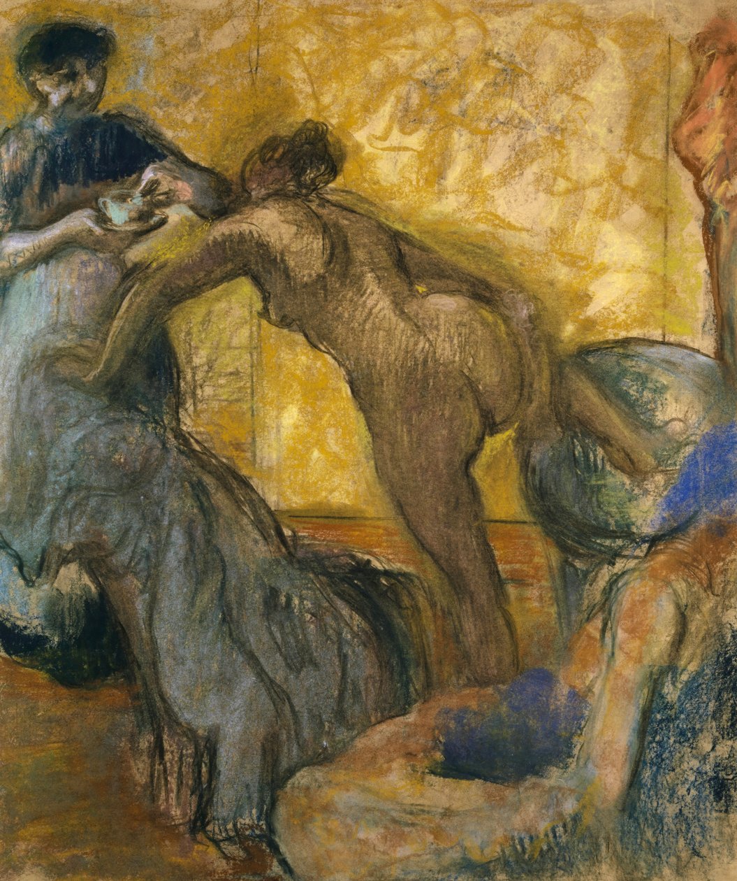 A xícara de chocolate quente, 1900-5 de Edgar Degas
