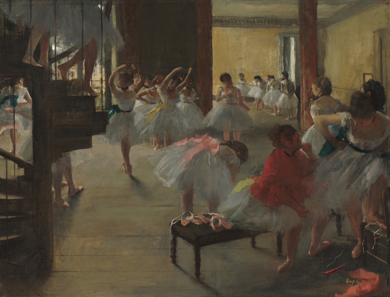 A aula de dança de Edgar Degas