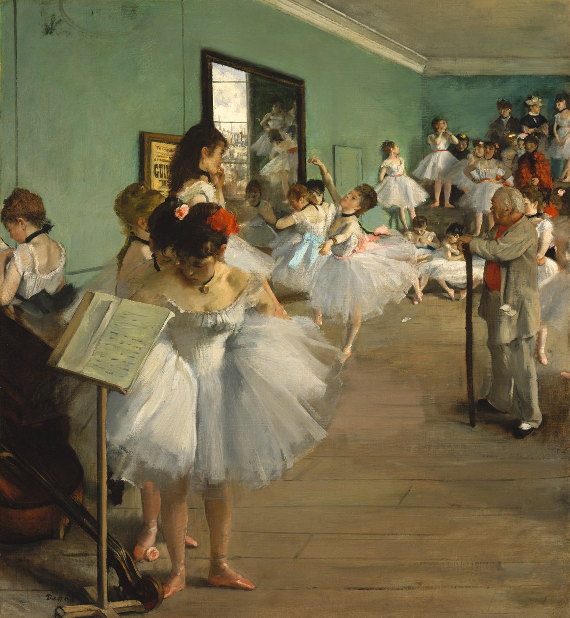 A aula de dança de Edgar Degas