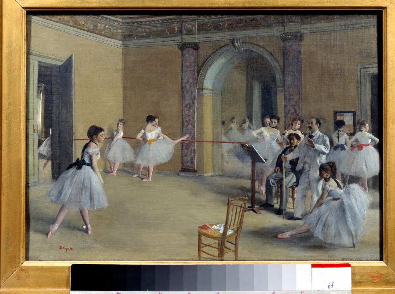 O Foyer de Dança da Ópera Rue Le Peletier de Edgar Degas