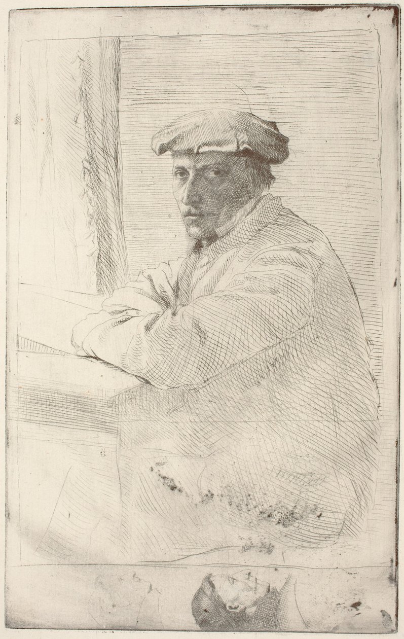 O gravador Joseph Tourny (Le graveur Joseph Tourny) de Edgar Degas