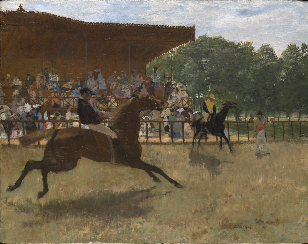 O falso começo, c.1869-72 de Edgar Degas